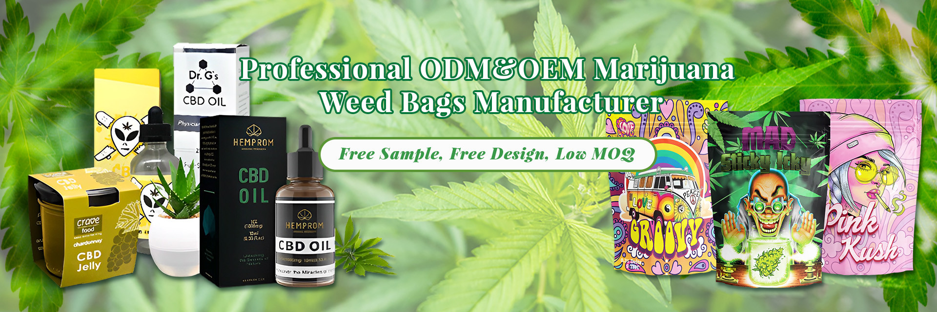 Quality Custom Weed Packaging factory
