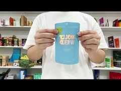 UV Protective Weed Packaging Custom Holographic Mylar Bags with Odour Control